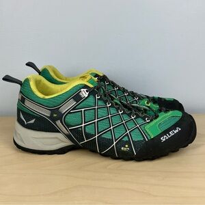 Salewa Women’s Size 9.5 Wildfire Vent Green Hiking Climbing Shoes Vibram